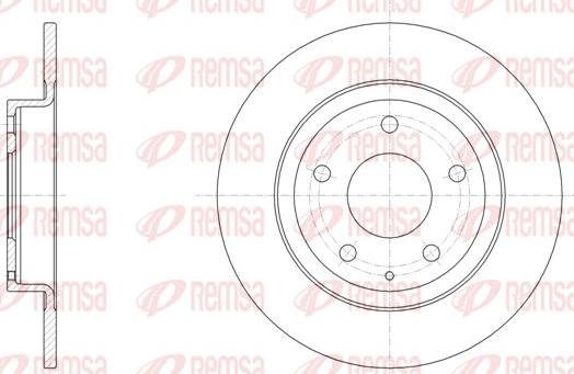 Kawe 61519 00 - Disque de frein cwaw.fr