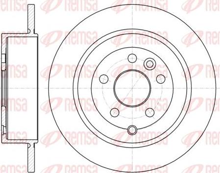 Kawe 61516 00 - Disque de frein cwaw.fr