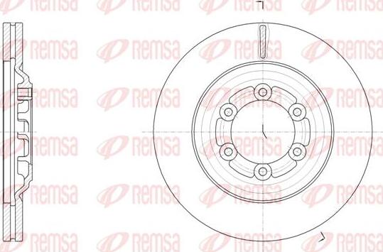 Kawe 61510 10 - Disque de frein cwaw.fr