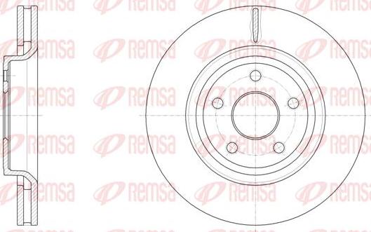 Kawe 61512 10 - Disque de frein cwaw.fr