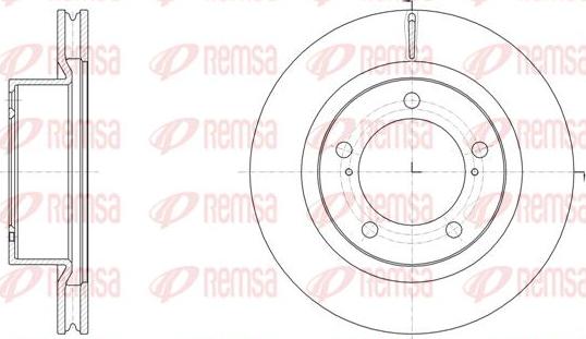 Kawe 61517 10 - Disque de frein cwaw.fr