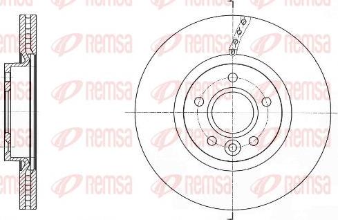 Kawe 61589 10 - Disque de frein cwaw.fr