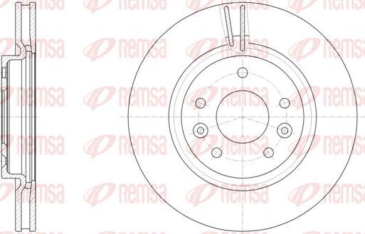 Kawe 61581 10 - Disque de frein cwaw.fr