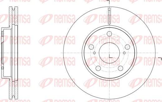 Kawe 61539 10 - Disque de frein cwaw.fr