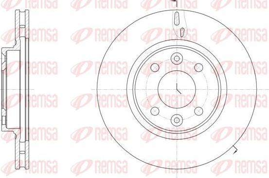 Kawe 61535 10 - Disque de frein cwaw.fr