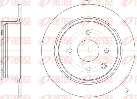 Kawe 61579 00 - Disque de frein cwaw.fr