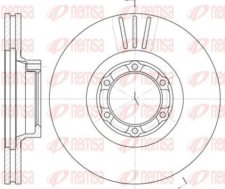 Kawe 6157 10 - Disque de frein cwaw.fr