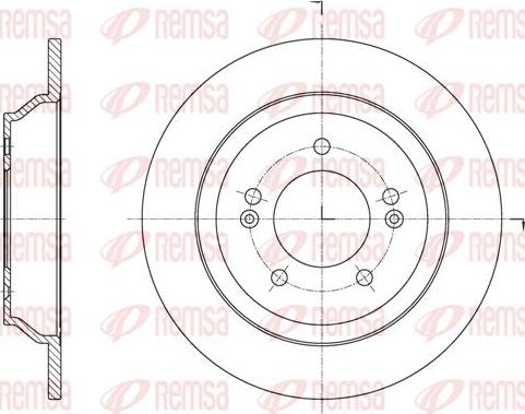 Kawe 61572 00 - Disque de frein cwaw.fr