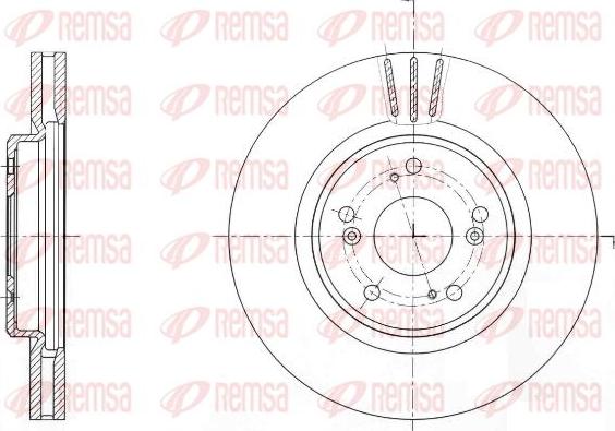 Kawe 61641 10 - Disque de frein cwaw.fr