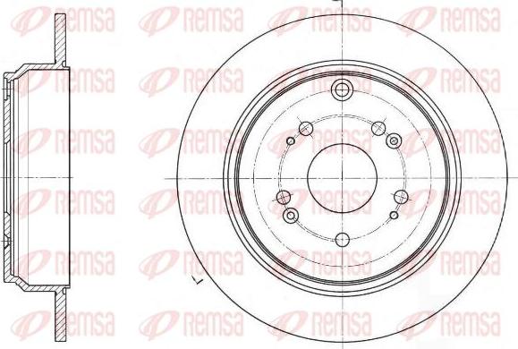 Kawe 61647 00 - Disque de frein cwaw.fr