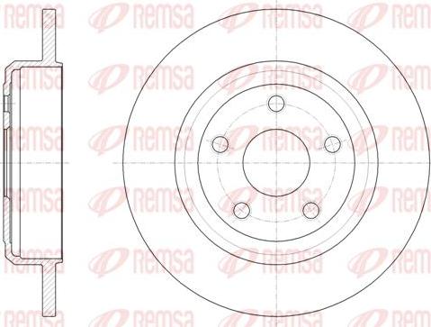 Kawe 61669 00 - Disque de frein cwaw.fr