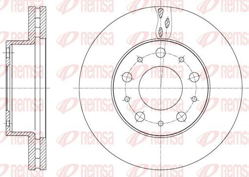 Kawe 61600 10 - Disque de frein cwaw.fr