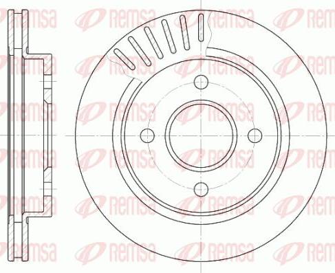 Kawe 6160 10 - Disque de frein cwaw.fr