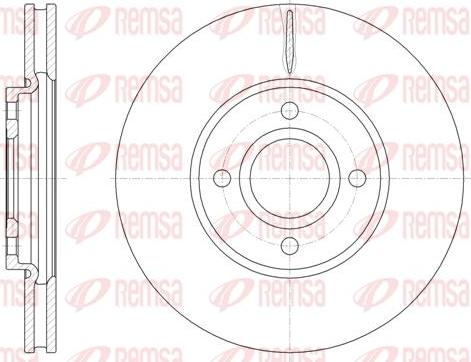 Kawe 61601 10 - Disque de frein cwaw.fr