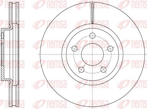 Kawe 61603 10 - Disque de frein cwaw.fr