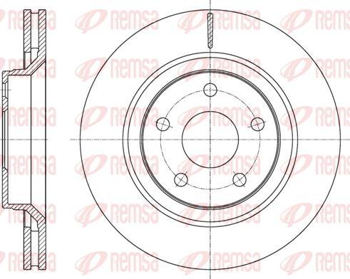 Kawe 61610 10 - Disque de frein cwaw.fr