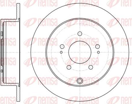 Kawe 61098 00 - Disque de frein cwaw.fr