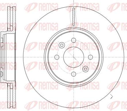 Kawe 61049 10 - Disque de frein cwaw.fr