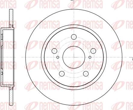 Kawe 61044 00 - Disque de frein cwaw.fr