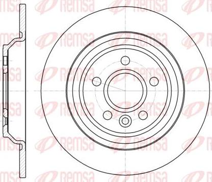 Kawe 61045 00 - Disque de frein cwaw.fr