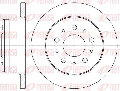 Kawe 61055 00 - Disque de frein cwaw.fr