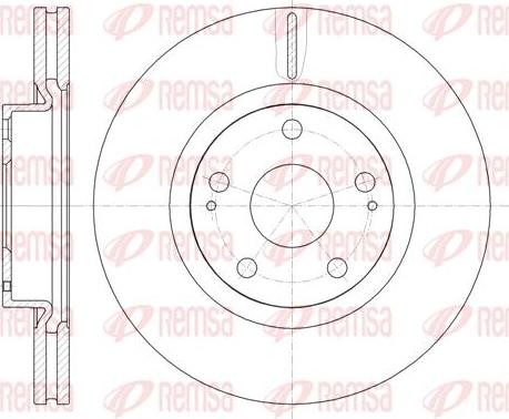 Kawe 61050 10 - Disque de frein cwaw.fr