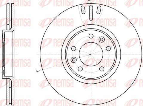 Kawe 61051 10 - Disque de frein cwaw.fr