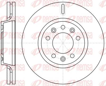 Kawe 61052 10 - Disque de frein cwaw.fr