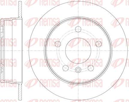 Kawe 61065 00 - Disque de frein cwaw.fr