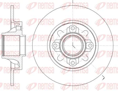 Kawe 61060 00 - Disque de frein cwaw.fr