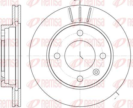 Kawe 6106 10 - Disque de frein cwaw.fr