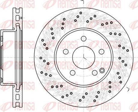 Kawe 61068 10 - Disque de frein cwaw.fr