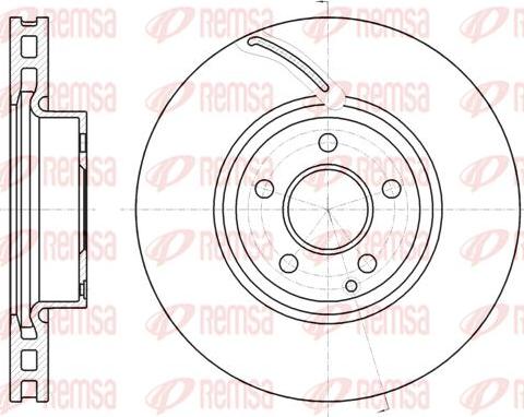 Kawe 61067 10 - Disque de frein cwaw.fr