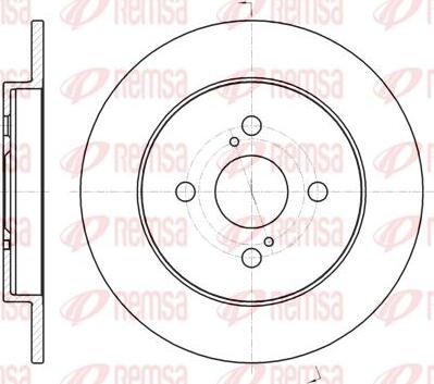 Kawe 61004 00 - Disque de frein cwaw.fr