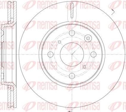 Kawe 61003 10 - Disque de frein cwaw.fr