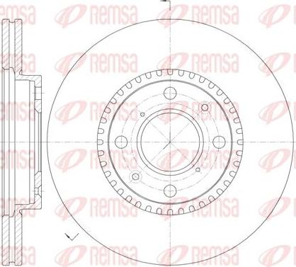 Kawe 61002 10 - Disque de frein cwaw.fr