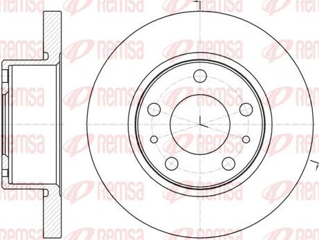 Kawe 61007 00 - Disque de frein cwaw.fr