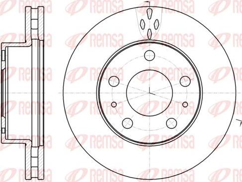 Kawe 61016 10 - Disque de frein cwaw.fr