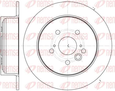 Kawe 61089 00 - Disque de frein cwaw.fr