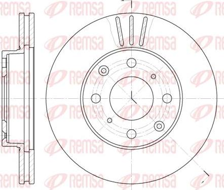 Kawe 6108 10 - Disque de frein cwaw.fr