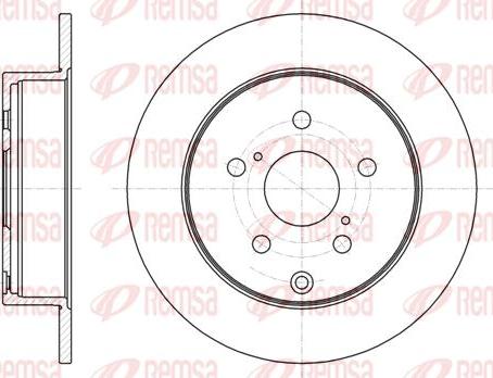 Kawe 61088 00 - Disque de frein cwaw.fr