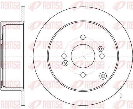 Kawe 61024 00 - Disque de frein cwaw.fr