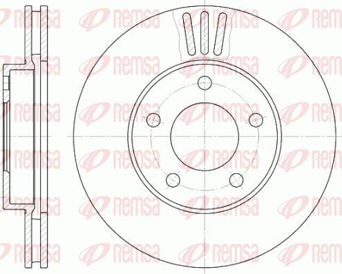 Kawe 61020 10 - Disque de frein cwaw.fr