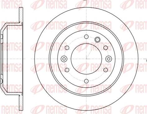 Kawe 61027 00 - Disque de frein cwaw.fr