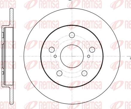 Kawe 61074 00 - Disque de frein cwaw.fr