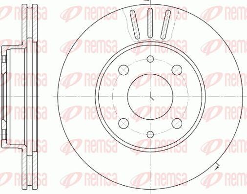 Kawe 6107 10 - Disque de frein cwaw.fr