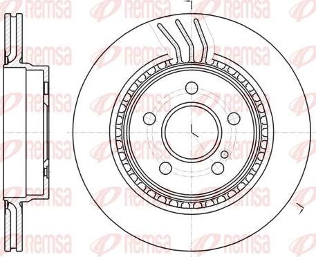 Kawe 61071 10 - Disque de frein cwaw.fr