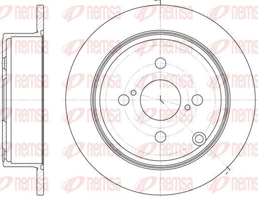 Kawe 61073 00 - Disque de frein cwaw.fr