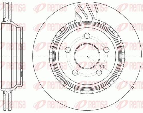 Kawe 61072 10 - Disque de frein cwaw.fr