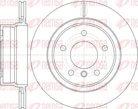 Kawe 61145 10 - Disque de frein cwaw.fr